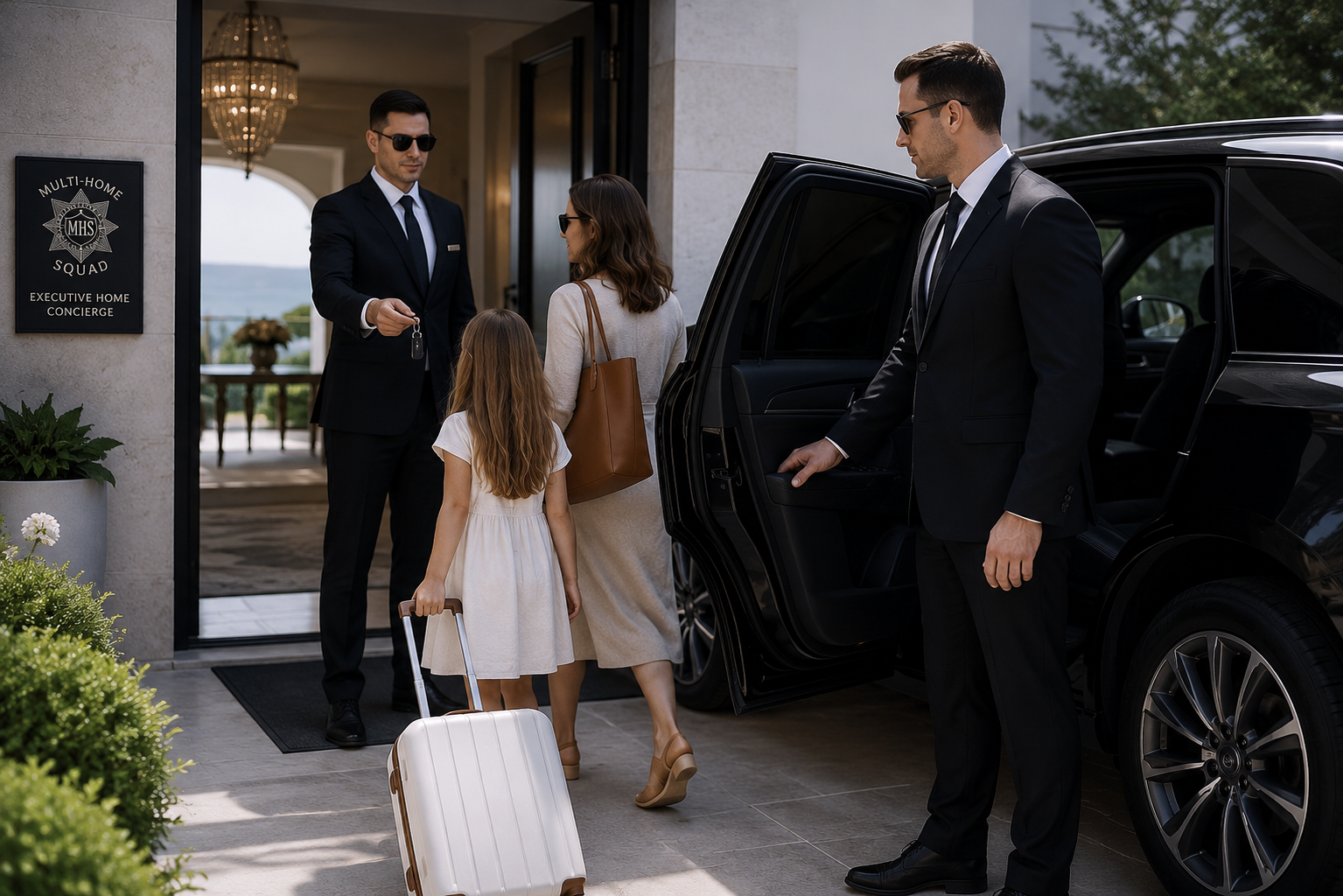 Family and guest assistance concierge service